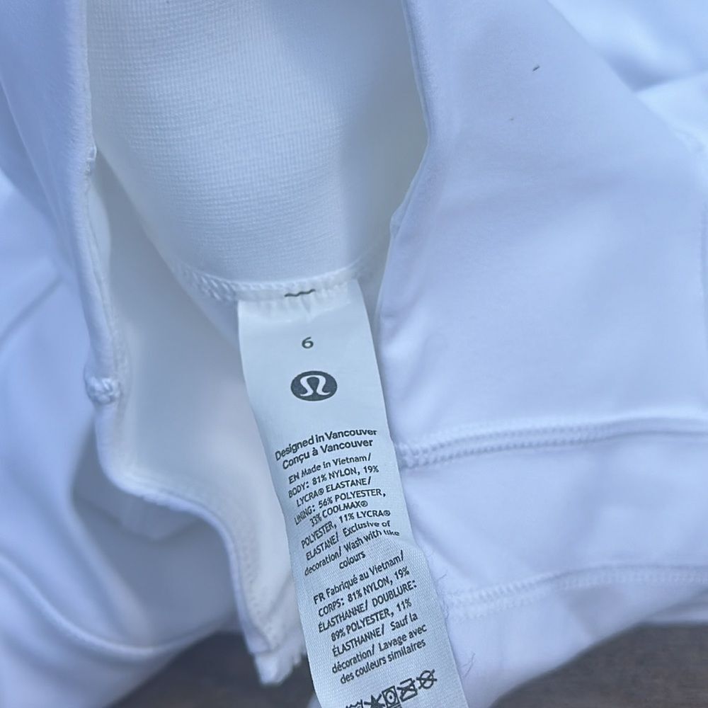 Lululemon Define Jacket Nulu White size 6 NWT 🤍 - Picture 7 of 8